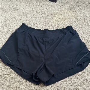 Lululemon 4 inch shorts Women's Black Athletic Shorts
